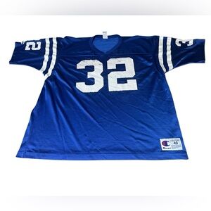 Champion Men Indianapolis Colts Edgerrin James Home Jersey Sz 48